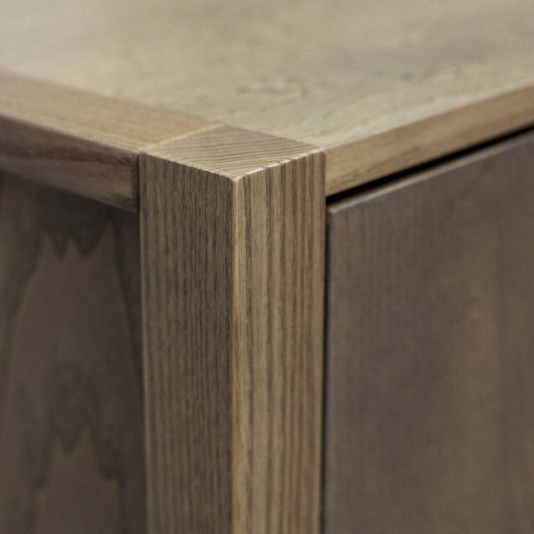 Close up detail of Ash wood grain on Woodland furniture