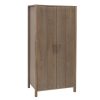 Grey wash Ash wood Woodland wardrobe with 2 doors