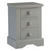 Fargo Bedside With 3 Drawers-1002