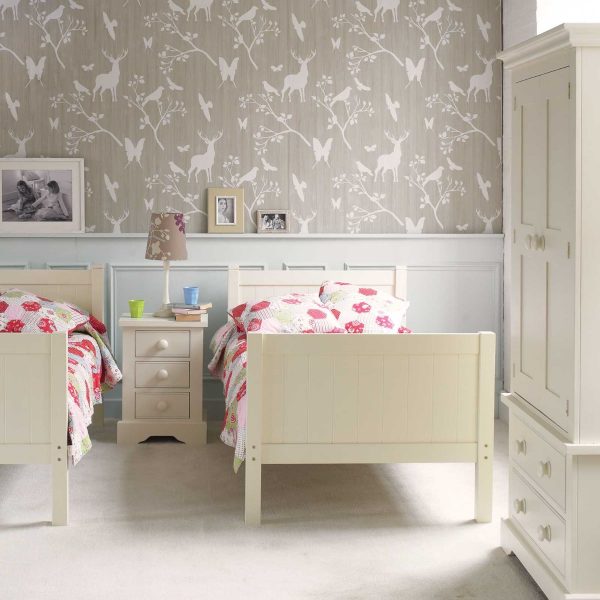 Fargo Bedside With 3 Drawers-1018