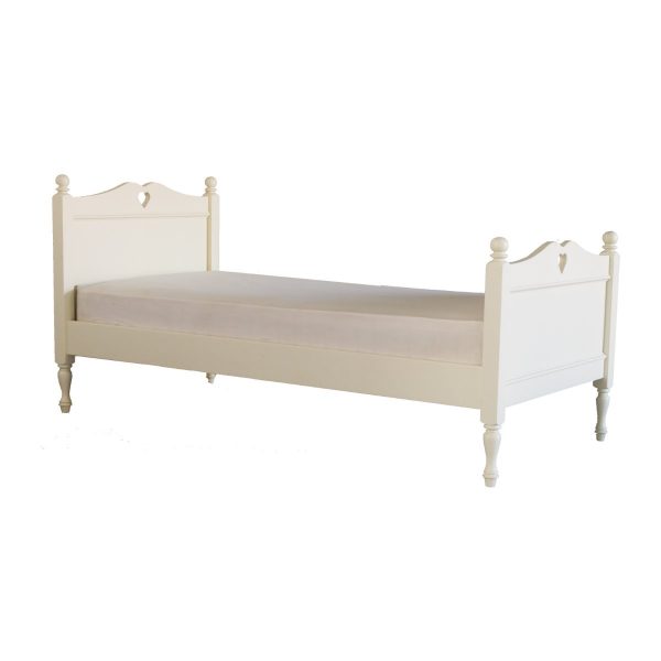 Fargo Single bed with Carved Heart-496