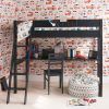 Fargo High Sleeper Loft Bed with Full Length Desk-0
