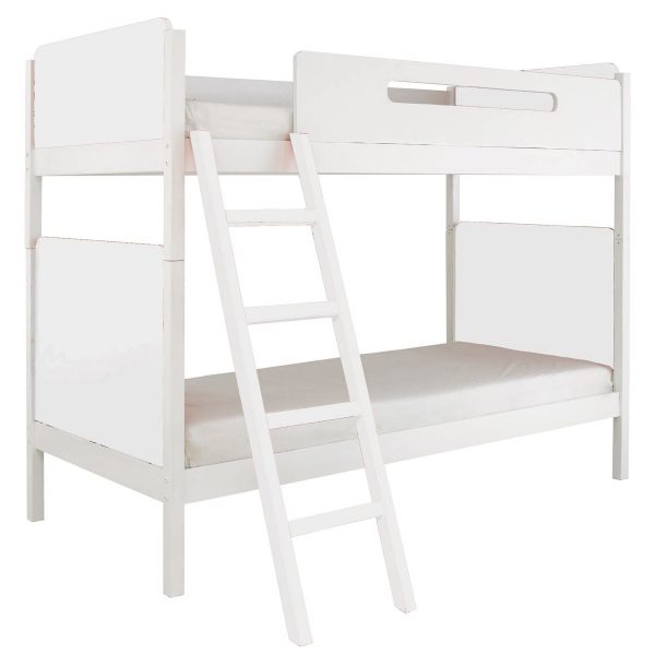 Pure white bunk bed EDIT range, Little Folks Furniture