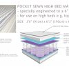 High Bed Pocket Sprung Mattress-2788