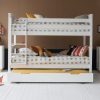 Classic Beech Bunk Bed with Storage+Sleepover Trundle-0
