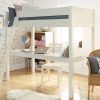 Fargo High Sleeper with Full Length Desk & Bookcase-0