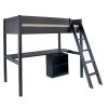 Fargo cut out of the high sleeper bed with a full length desk and bookcase