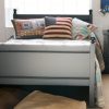 Painswick Blue Fargo small double bed in boys room with bedside table next to it