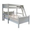 High sleeper loft bunk bed with kids double bed below.