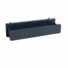 Fargo storage hook on shelf, Painswick Blue, space saving kids storage shelf