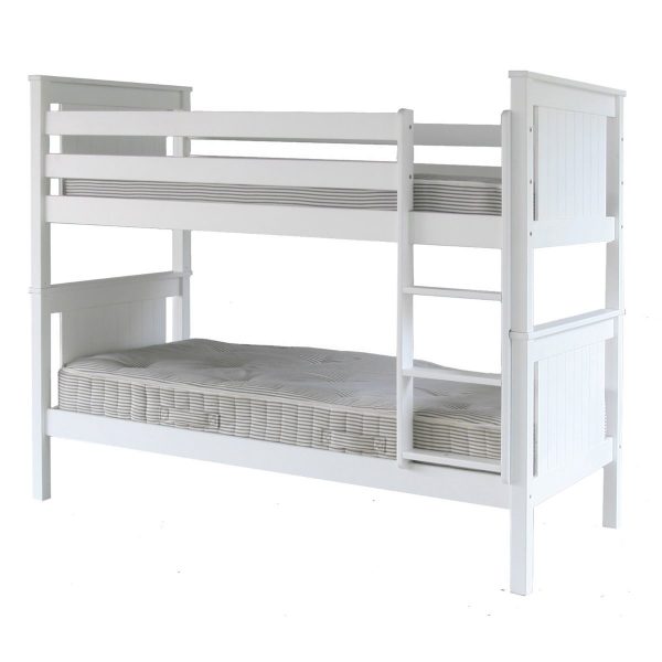 White bunk bed for kids