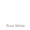 Pure White paint sample swatch, Classic Beech bunk bed