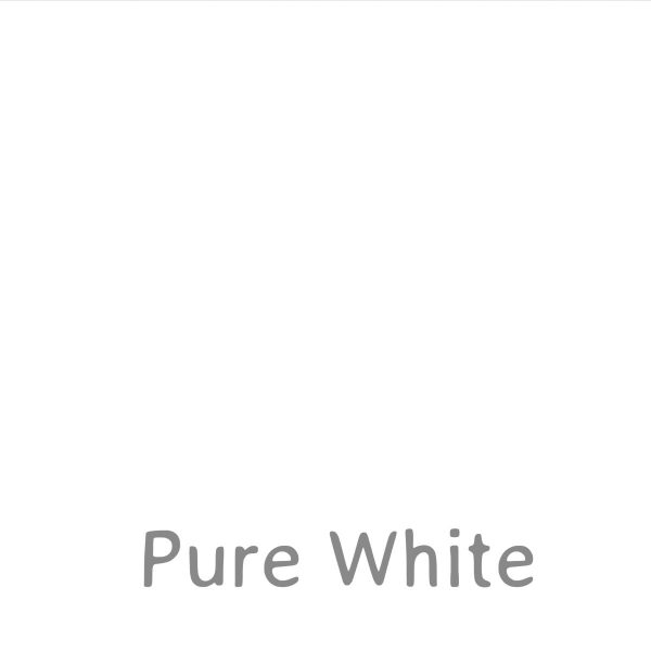 Pure White paint sample swatch, Classic Beech bunk bed