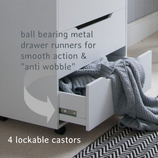 metal ball bearing drawer runners for anti-wobble action