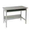 Classic Fargo study desk for children, finished in durable Farleigh Grey, painted solid wood & composite frame.
