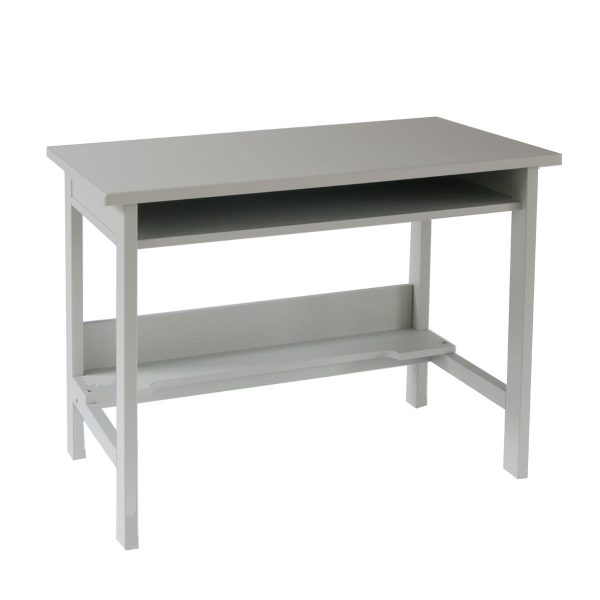 Classic Fargo study desk for children, finished in durable Farleigh Grey, painted solid wood & composite frame.