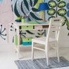 Fargo study desk in Ivory White, with plenty of storage