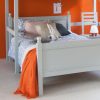 girl's double bed in grey and orange, Fargo Farleigh Grey