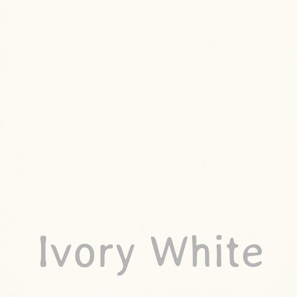 Ivory white paint sample swatch