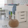 CUBIX Mid Sleeper with Chest of Drawers, Bookcase & Desk-0