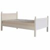 Ivory White small double bed for children, Fargo