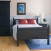 Fargo Painswick Blue small double bed with wardrobe next to it, in boys red and blue bedroom