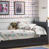 Fargo single bed, painswick blue +trundle bed underneath
