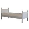 Fargo full size single bed in Farleigh grey, from Little Folks Furniture