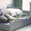 Detail of Fargo trundle bed, shown as a sleepover bed but can also be a giant underbed storage drawer