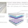 Pocket Sprung Small Double Mattress-2794