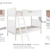 features and benefits: Edit solid hardwood bunk bed