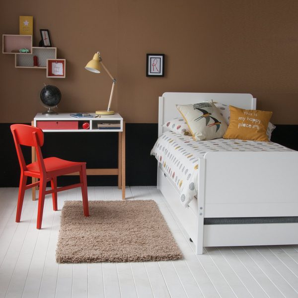 retro styled child's bedroom, with Edit study desk and Edit single bed