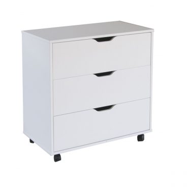 3 Drawer Chest with Castors-0