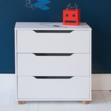 3 Drawer Chest with beech feet-0