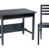 study desk for kids and kids chair, navy blue