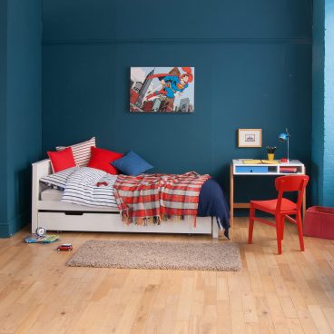 Classic Beech Bed with Storage+Sleepover Trundle