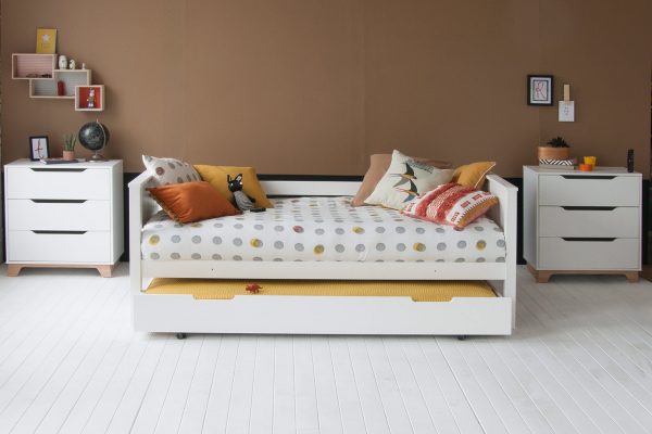Classic Beech Daybed with Storage+Sleepover Trundle-0
