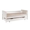 Classic day bed for kids with space saving roll away storage & sleepover trundle