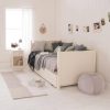 Fargo Ivory White luxury kids day bed, pull out trundle, classic styling