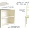 Extra Fargo products to add on, Ivory white. Bookshelf, hanging shelf, beech chair